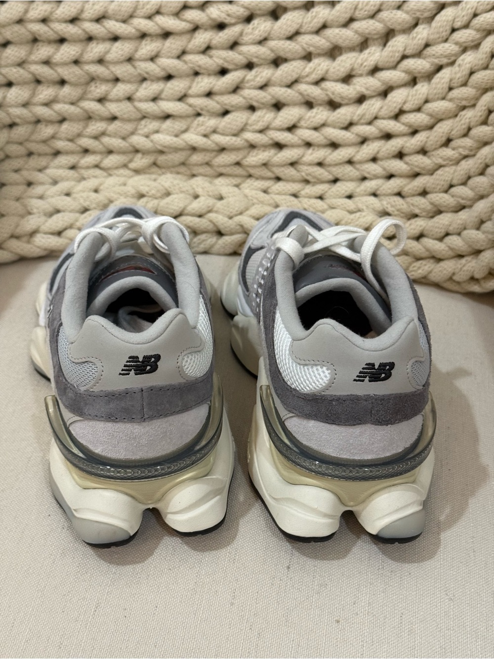 New Balance 9060 Sneakers Raincloud / Castlerock / White - Picture 5 of 7